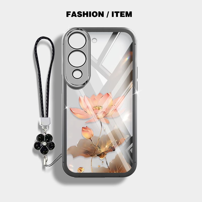 Vỏ trong suốt YBD cho Vivo Y31 5G Y21D Y50 5G Y19S Y29 Y04 Y29S Y19E Vỏ bảo vệ lỗ chính xác Lotus of Good Fortune