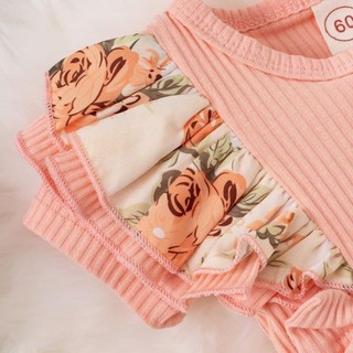 Bộ áo liền quần & băng đô Giáng sinh cho bé gái - Onesie lễ hội xù mềm mượt, trang phục ngày lễ dễ thương với thiết kế hoa cho bé (0-24M)