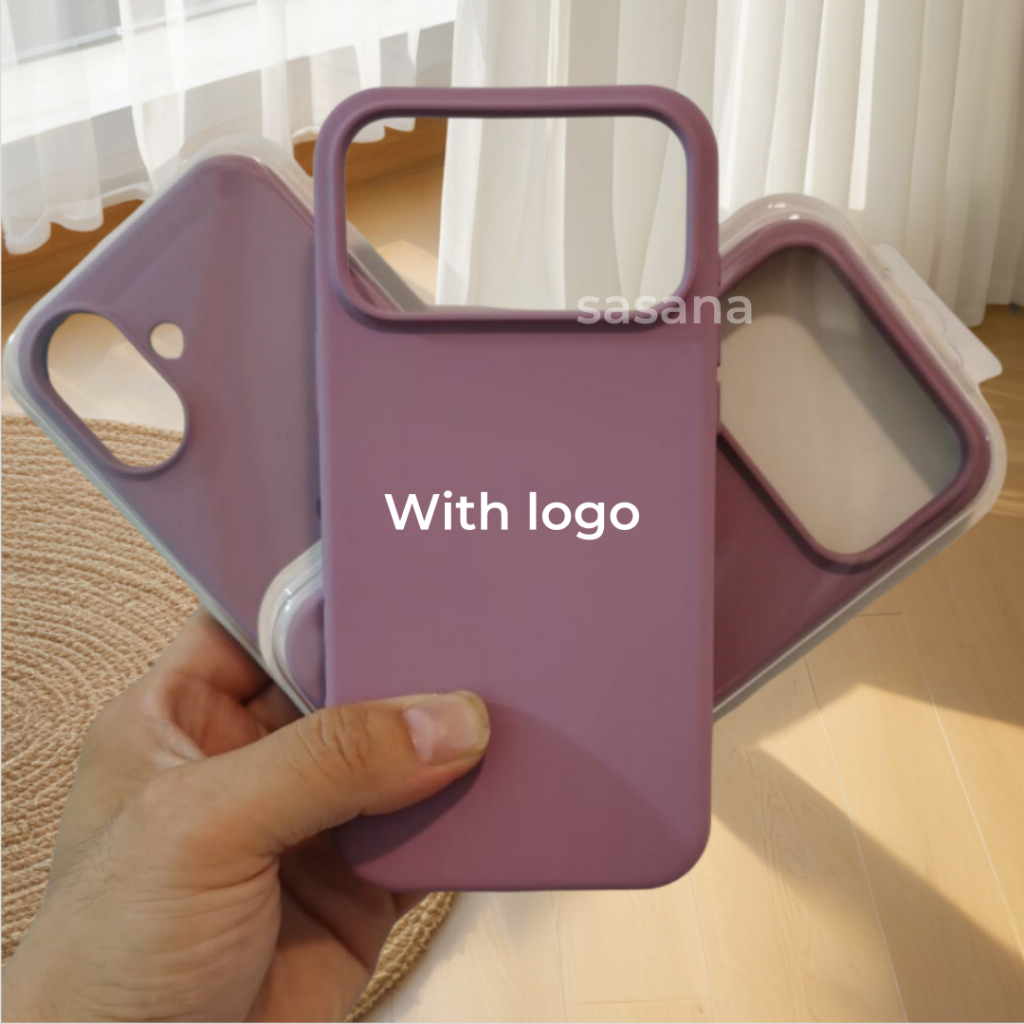 Vỏ điện thoại silicon Lucky Purple toàn diện cho iPhone 17 / 16 / 15 / 14 / 13 / 12 / 11 / Air / Pro Max Xs Max Xr 7P 8P mini Plus 7 8 6SP 6S