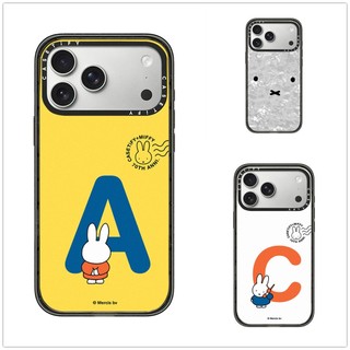 Không Dây Từ Tính Cho iPhone 17 16 15 14 13 Pro Max Plus Miffy Face Acrylic Cứng PC Ốp điện thoại