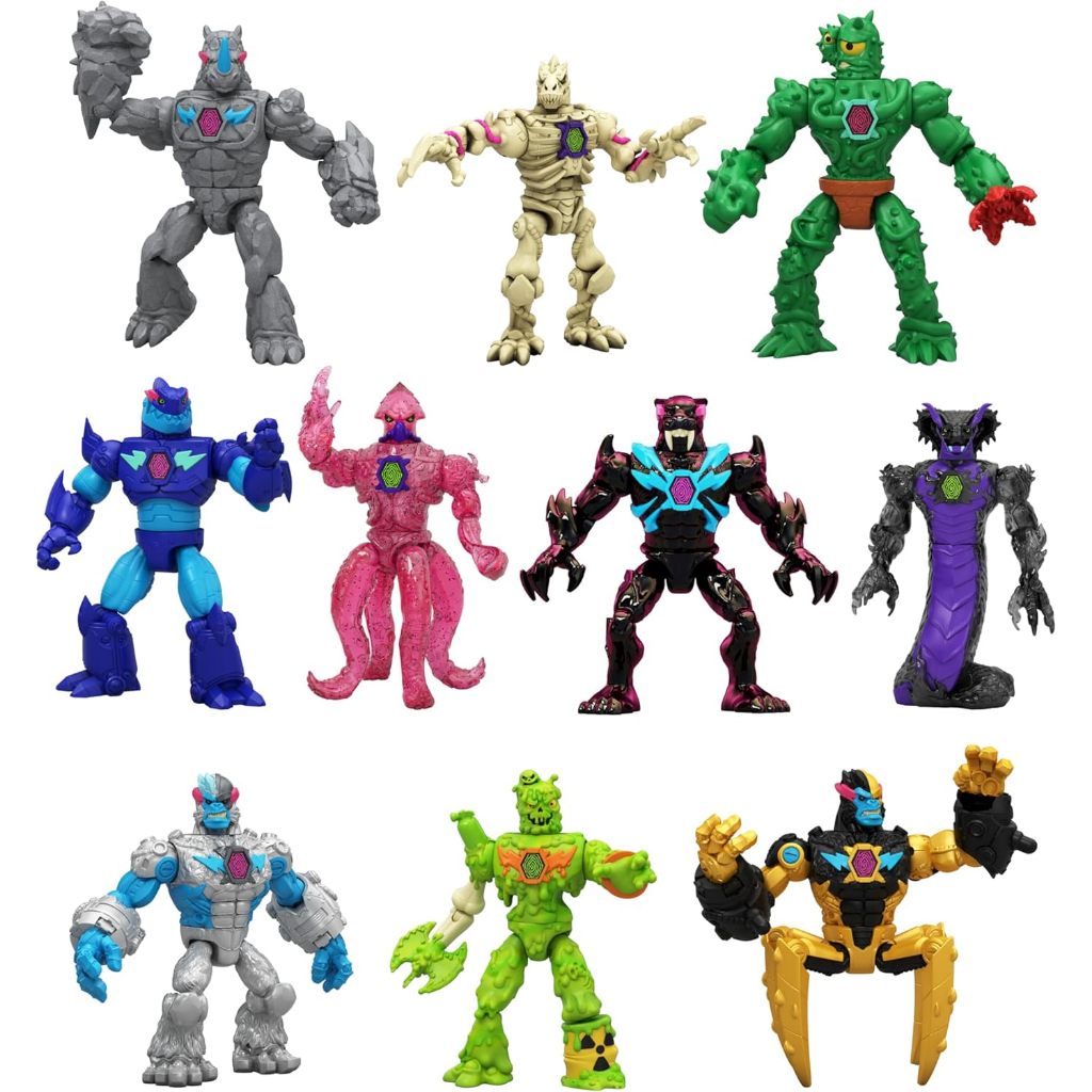 MRBEAST LAB Hybrids Gói đơn, Mix & Match Hàng triệu kết hợp để tạo ra Quái vật tối thượng và tiết lộ các bộ phận quái vật riêng lẻ để tạo ra 1 trong 10 nhân vật lai 4 "