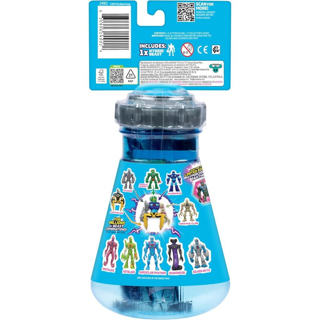 MRBEAST LAB Hybrids Gói đơn, Mix & Match Hàng triệu kết hợp để tạo ra Quái vật tối thượng và tiết lộ các bộ phận quái vật riêng lẻ để tạo ra 1 trong 10 nhân vật lai 4 "