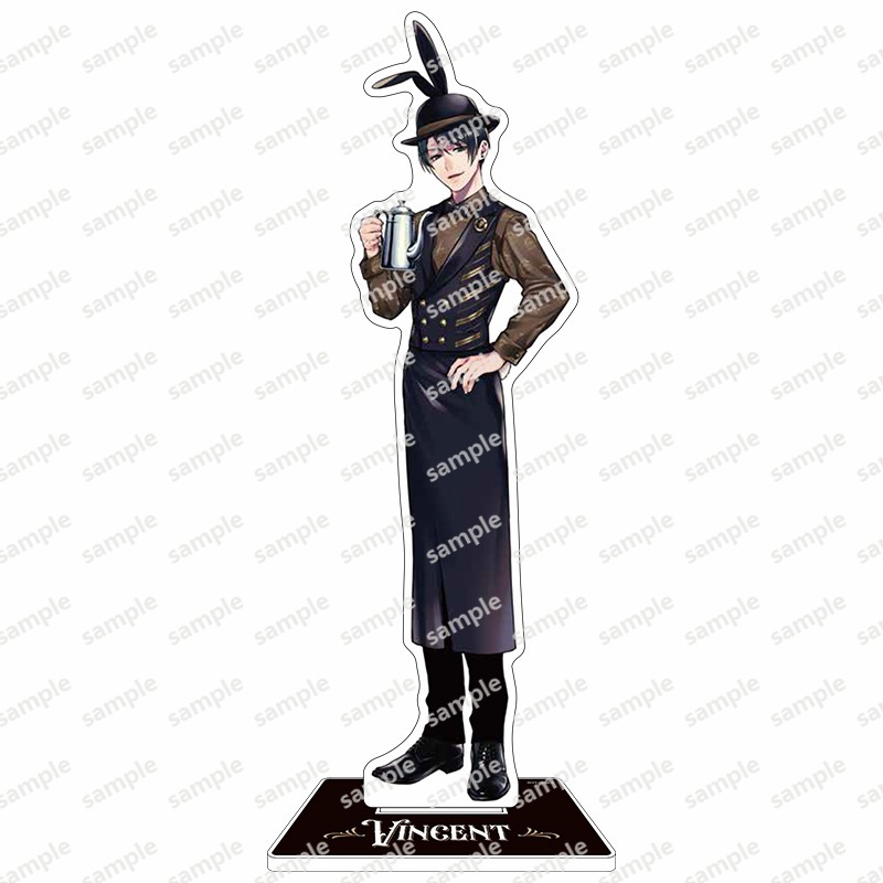 Black Butler Cafe Acrylic Đứng Móc Khóa Thẻ Sebastian Ciel Undertaker 384 Anime Hình Mẫu