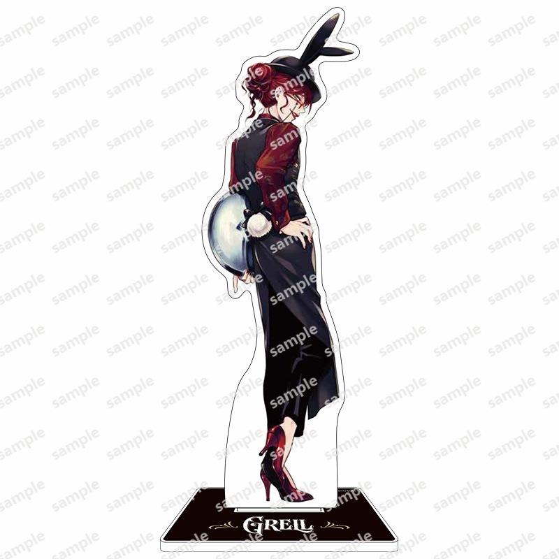 Black Butler Cafe Acrylic Đứng Móc Khóa Thẻ Sebastian Ciel Undertaker 384 Anime Hình Mẫu