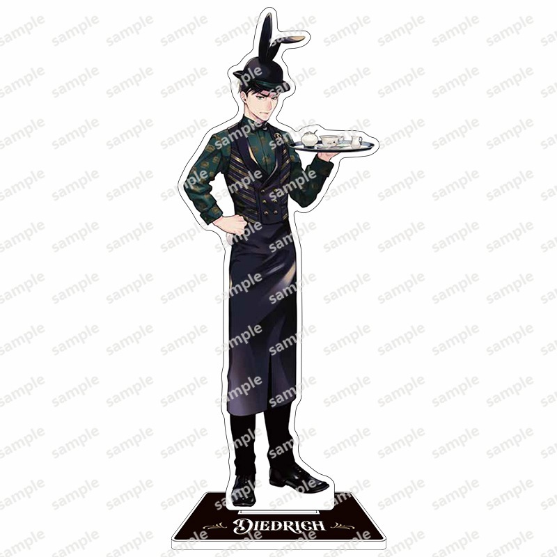 Black Butler Cafe Acrylic Đứng Móc Khóa Thẻ Sebastian Ciel Undertaker 384 Anime Hình Mẫu