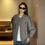 Áo len cổ tròn Nam Nữ, thiết kế thêu Jacquard đơn giản và màu sắc tinh tế