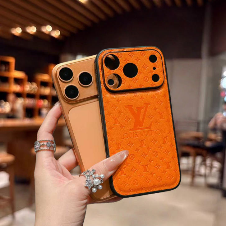 Ốp lưng cứng giả da dập nổi tương thích với iPhone 13 pro max 14 pro max 15 pro max 16 pro max 17 Pro max