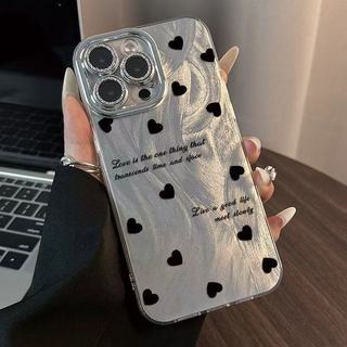 Phim Bảo Vệ Ống Kính Thời Trang Nơ Trái Tim Tình Yêu Ốp Lưng Điện Thoại iPhone 17Promax 14Promax 12 13 15 16 Pro Max 15Plus 11 Vỏ Chống Sốc Nữ Cô Gái Bao