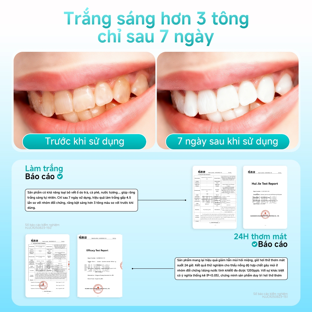 Kem Đánh Răng - JASMEEN Làm Trắng Răng loại bỏ cao răng hôi miệng tẩy ố vàng -100g