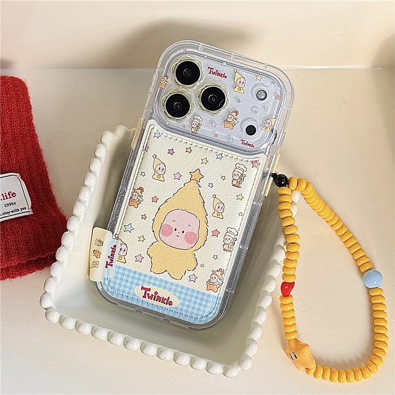 Ốp điện thoại iphone 17 pro max 16 pro max Star Doll họa tiết PU materia