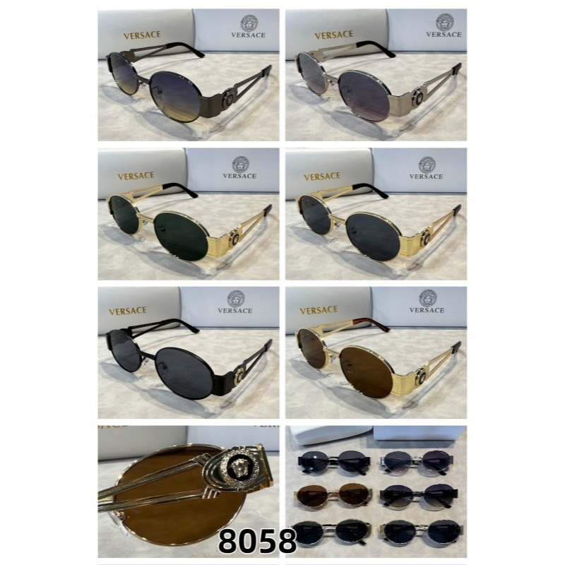 Kính râm kim loại gọng nhỏ hình bầu dục, Unisex, xu hướng thời trang quốc tế, bảo vệ UV400