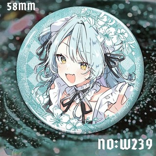Bộ sưu tập cosplay từ anime "Watashi ga Koibito ni Nareru Wake Nai jan", bao gồm huy hiệu, nút cài và túi trang trí