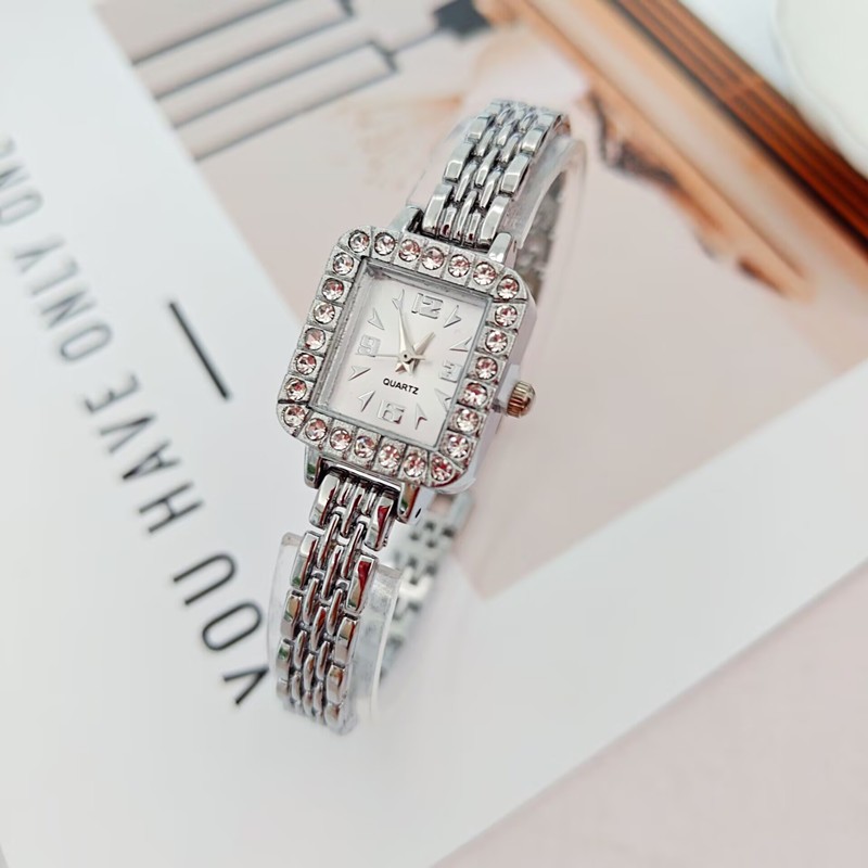 Mới Nữ Ánh Sáng Sang Trọng Vuông La Mã Mặt Số Nữ Phong Cách Retro Đồng Hồ Quà Tặng Tốt Nhất Lựa Chọn