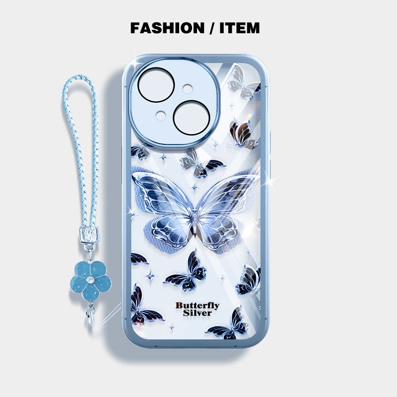Vỏ trong suốt YBD cho Tecno Spark Go 1S Spark Go 1 2024 ITEL A50C A06 Tecno POP 9 Spark Go 2025 Vỏ bảo vệ gấu bướm mạ vàng