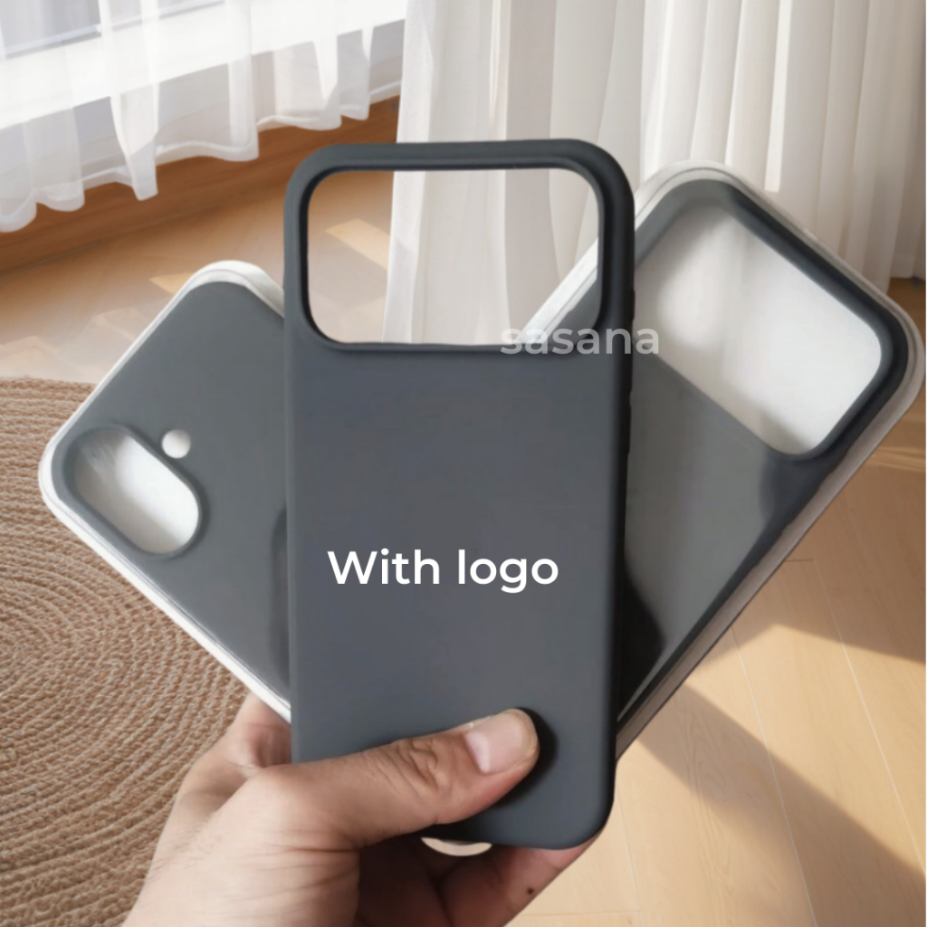 Màu xám đậm (Chất lượng cao) cho iPhone 17 / 16 / 15 / 14 / 13 / 12 / 11 / Pro Max Air mini Xs Max Xr 7 8 6s Plus SE Vỏ silicon lỏng bảo hiểm toàn diện