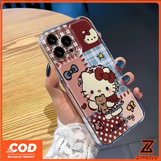Thích hợp cho Realme Note 60 Note 70 Realme C61 Realme C63 C71 C75Cartoon màu đỏ kẻ sọc mèo con Vỏ điện thoại TPU chống sốc