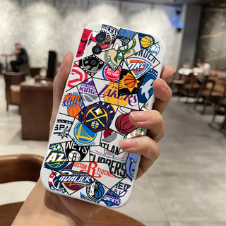 Dành cho Huawei Nova 2 Lite 2i 3i 5T 7SE 7i 8i 9 SE 11i Y70 Y71 Y90 Ốp lưng silica gel mềm đội bóng rổ vỏ logo ốp lưng chống sốc Vỏ điện thoại mềm