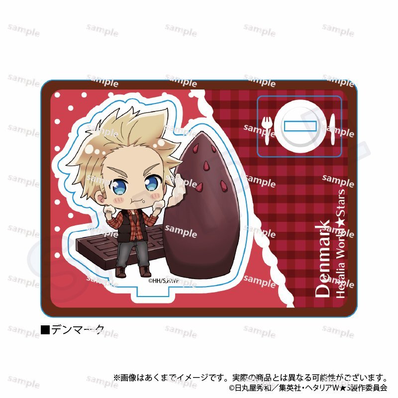 Giá đỡ Acrylic Hetalia Axis Powers Yummy! Ver. Y Line Ý Romano Tây Ban Nha Đức Anime Hình Hiển Thị