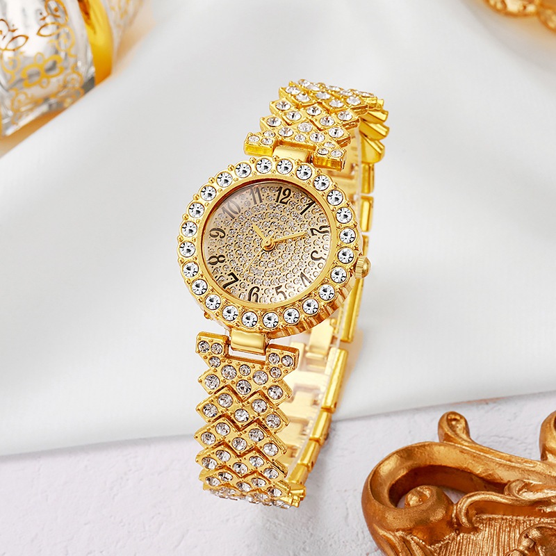 Đồng hồ nữ tuyệt đẹp hợp thời trang mới Light Luxury Digital Scale Dial Casual Business Quartz Watch (Không bao gồm hộp)