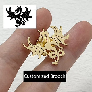 SKYRIM Logo tùy chỉnh đặc biệt Công nghệ cắt mặt dây chuyền hỗ trợ bán buôn liên kết VIP