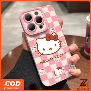 Ốp Lưng Cho Realme Note 60 Note 70 Realme C61 Realme C63 C53 C71 C75 Phim Hoạt Hình Kẻ Sọc Thời Trang Hello Kitty Blue Cat Vỏ Điện Thoại TPU Chống Sốc