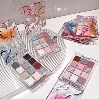 Pallete Mắt 12 Màu AURA x Gegebear | Phong Cách Hàn Quốc • Đa Năng (Mắt, Má, Tạo Khối) • Lên Màu Sống Động • #B-YY24