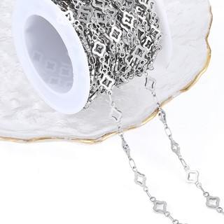 Trang Sức DIY từ thép không gỉ với hình bốn lá cỏ ba lá - phụ kiện hoàn hảo cho vòng tay và dây chuyền