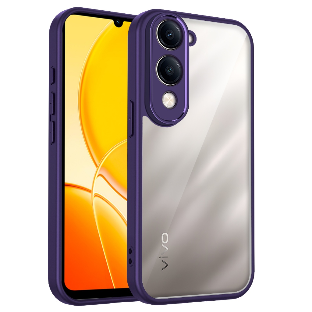 [Hàng có sẵn] Vỏ điện thoại chống sốc trong suốt VIVO Y04 Y29S Y19E Y19 IQOO Z10 T4 Lite Y19S GT Y16 Y56 T2X Y35 4G5G Vỏ bảo vệ Ốp lưng túi khí trong suốt