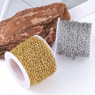 Vòng cổ handmade từ thép không gỉ, thiết kế trái tim màu vàng, phụ kiện thời trang