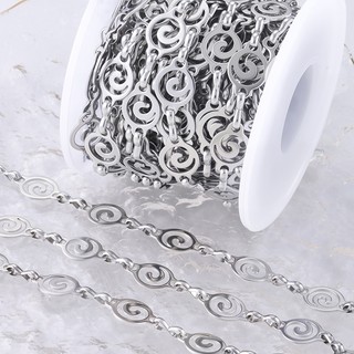 Thép không gỉ dây xích xoắn ốc cho làm đồ trang sức DIY