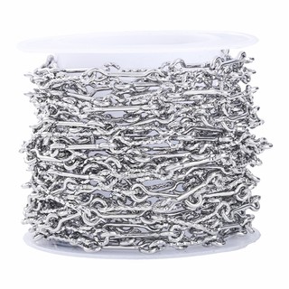 Vòng cổ đôi dây xích thép không gỉ, không phai màu, phù hợp DIY trang sức