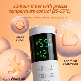 Tấm sưởi điện Niplife Sưởi ấm đa điểm từng vị trí trên cơ thể Đệm sưởi điện vải nhung pha lê mềm mại