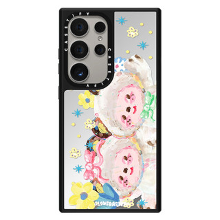 Dành Cho Samsung S25 S24 S23 Ultra Họa Tiết Dầu Slowcoaster Miếng Dán Galaxy S23 S24 S25 Plus Ốp Lưng Cứng Chống Sốc Gương