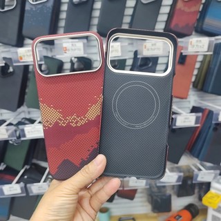Ốp Lưng Sợi Carbon Thật Aramid Cho iPhone 17 Pro Max Vỏ Sạc Không Dây Cho iPhone 17 Air Vỏ Siêu Mỏng Vỏ Cứng