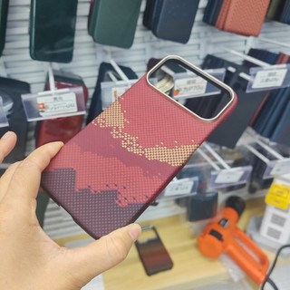 Ốp Lưng Sợi Carbon Thật Aramid Cho iPhone 17 Pro Max Vỏ Sạc Không Dây Cho iPhone 17 Air Vỏ Siêu Mỏng Vỏ Cứng