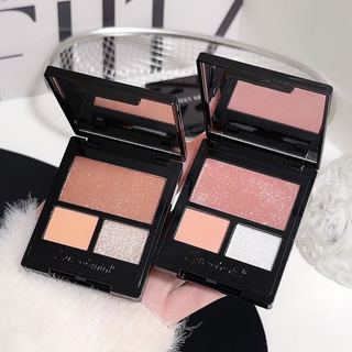 Bảng phấn mắt 3 màu SWEET MINT - Matte / Pearl / Shimmer Trang điểm mắt sắc tố cao, Phấn mắt tông màu đất nhỏ gọn và di động