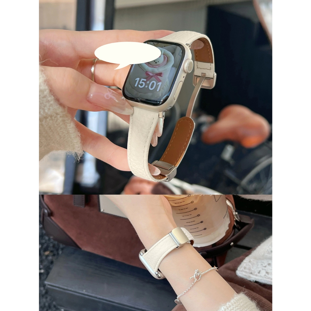 Dây đeo khóa từ tính phù hợp cho nữ phù hợp cho Apple Watch S11 SE3 Ultra3 S10 S9 S8 SE S7 S6 Ultra 49mm 46mm 40mm 44mm 41mm 45mm Dây đeo cổ tay