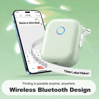 Máy In Nhiệt Không Mực P12, Bluetooth Di Động Mini, Cắt Nhãn, In Mã Vạch/Tên/Giá Thẻ, Marklife
