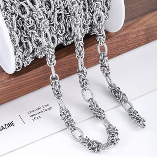 Thép Không Gỉ Chunky Nút Dây Xích Cho Vòng Cổ DIY