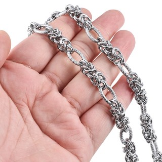 Thép Không Gỉ Chunky Nút Dây Xích Cho Vòng Cổ DIY