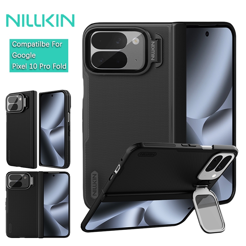 Nillkin Tương Thích Cho Google Pixel 10 Pro Fold Frosted Shield Prop PC Chống Sốc Chống Rơi Bảo Vệ Ống Kính Máy Ảnh Chân Đế Từ Cứng Ốp lưng Vỏ