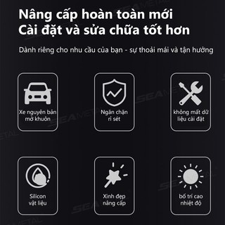 SEAMETAL Silicone Giới Hạn Cửa Ô Tô Miếng Lót Khóa Đệm Giảm Chấn Chống Sốc Dày Chống Va Chạm Cửa Xe Chốt Vỏ Bảo Vệ