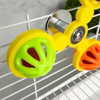 Vẹt quay cối xay gió, chuông, bóng cắn để giảm bớt sự nhàm chán, niềm vui bản thân, nụ, chim tình yêu, Đồ chơi, lồng chim, đồ trang trí treo, đồ chơi chim