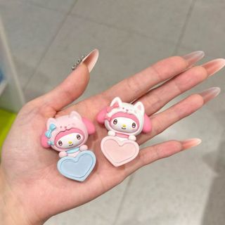 ZW [Chính hãng] Sanrio Guardian Meow Nhóm Đậu Ngộ nghĩnh Dễ Thương Series Hộp Bí Ẩn Hợp Thời Trang Chơi Hình Đồ Chơi Sưu Tập