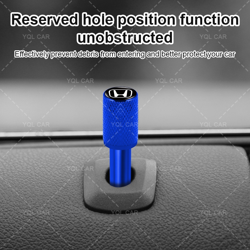 1 / 4 Lưới Thiết Kế Cửa Ô Tô Chân Khóa Cửa Xe Kéo Núm An Ninh Cho Xe Honda Dio Fit3 Rd1 Civic Binzhi XRV CRV Accord