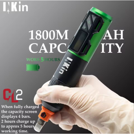 CL2 Không Dây Pin Hình Xăm Máy Bút Trang Điểm Vĩnh Viễn Động Cơ Thụy Sĩ Cho Hộp Mực Hình Xăm Kim