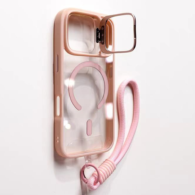 Ốp lưng cứng acrylic trong suốt có dây buộc tương thích cho iPhone 11 12 pro max 13 pro max 14 pro max 15 pro max 16 pro max 17 Pro max