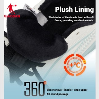 Qiaodan JoyRain Nam Giày Chạy Bộ Da Chống Thấm Nước Chống Sốc QXB023254233