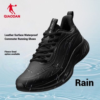 Qiaodan JoyRain Nam Giày Chạy Bộ Da Chống Thấm Nước Chống Sốc QXB023254233