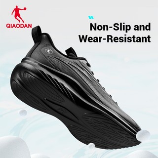 Qiaodan JoyRain Nam Giày Chạy Bộ Da Chống Thấm Nước Chống Sốc QXB023254233